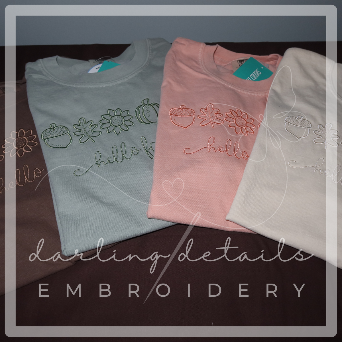 Hello Fall Comfort Colors Garment-Dyed T-Shirt