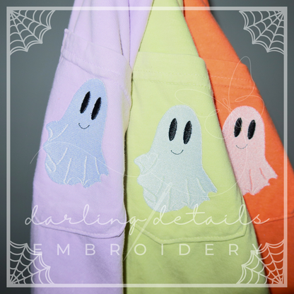 Comfort Colors Ghost Pocket Tee
