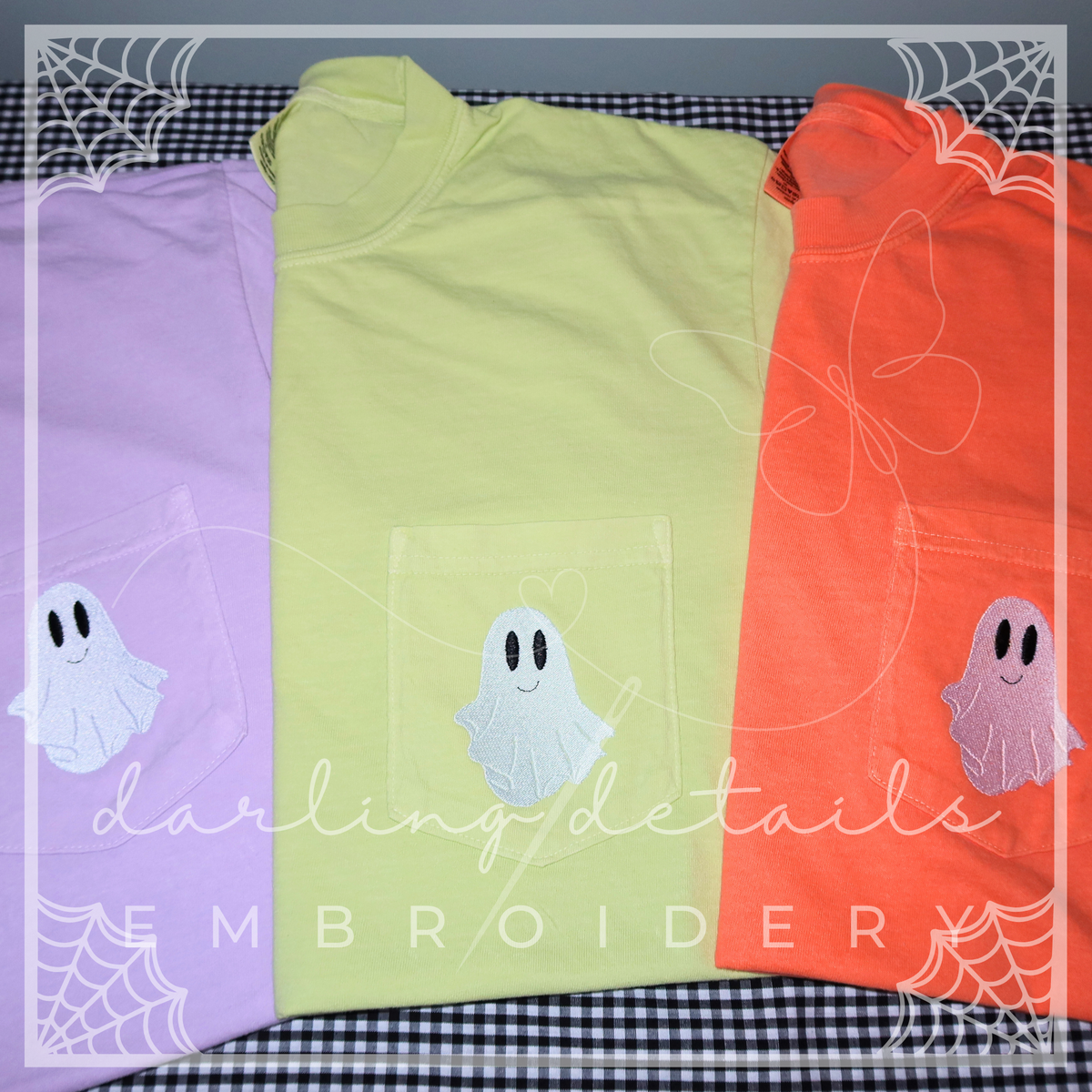 Comfort Colors Ghost Pocket Tee