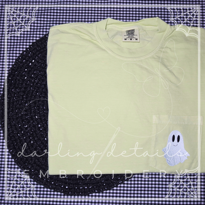 Comfort Colors Ghost Pocket Tee