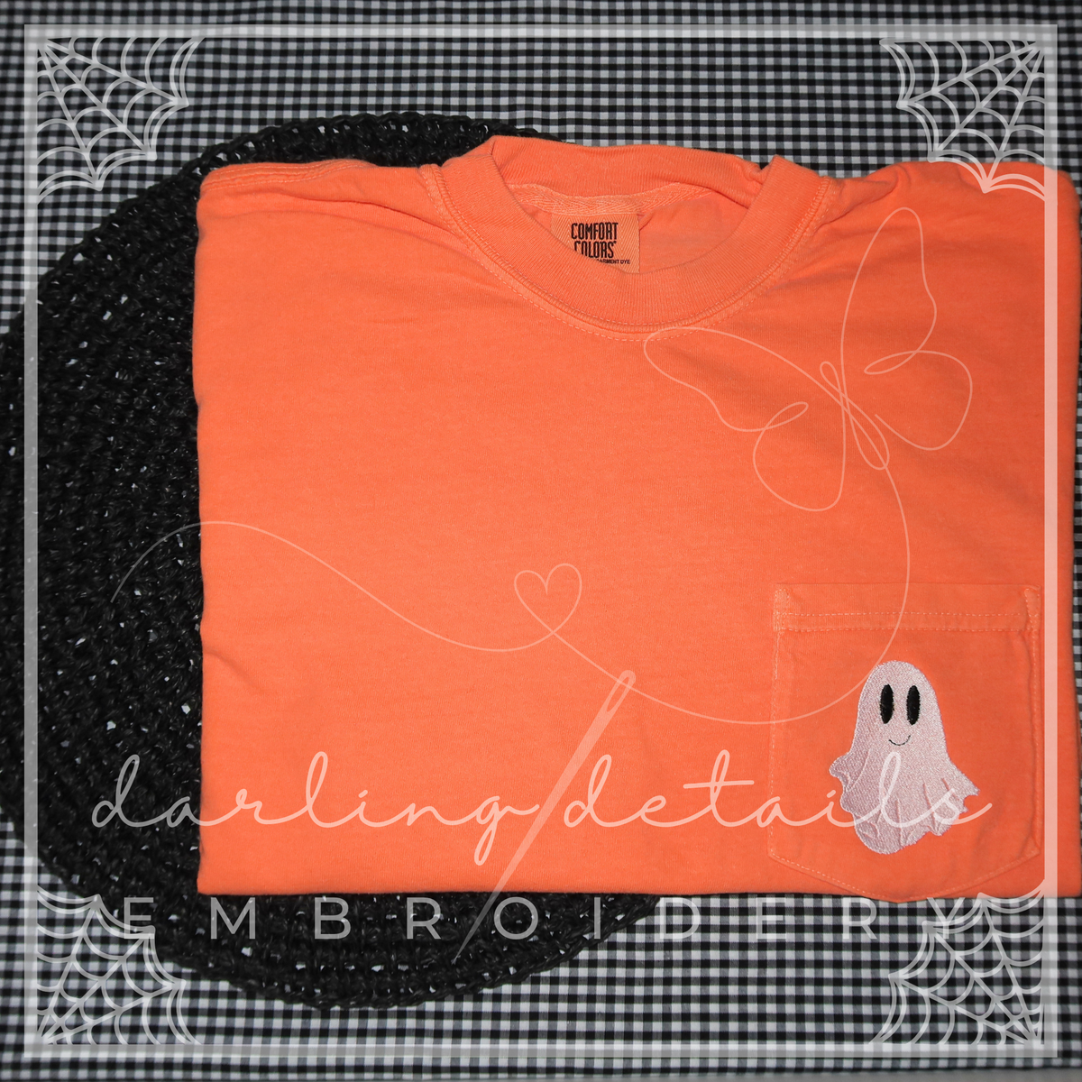 Comfort Colors Ghost Pocket Tee