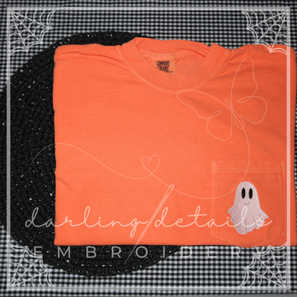 Comfort Colors Ghost Pocket Tee