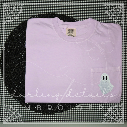 Comfort Colors Ghost Pocket Tee