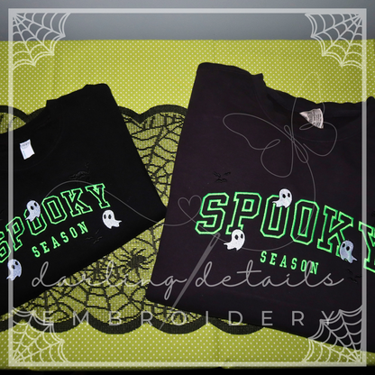 Varsity Spooky Season Comfort Colors Sweatshirt