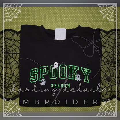 Varsity Spooky Season Comfort Colors Sweatshirt