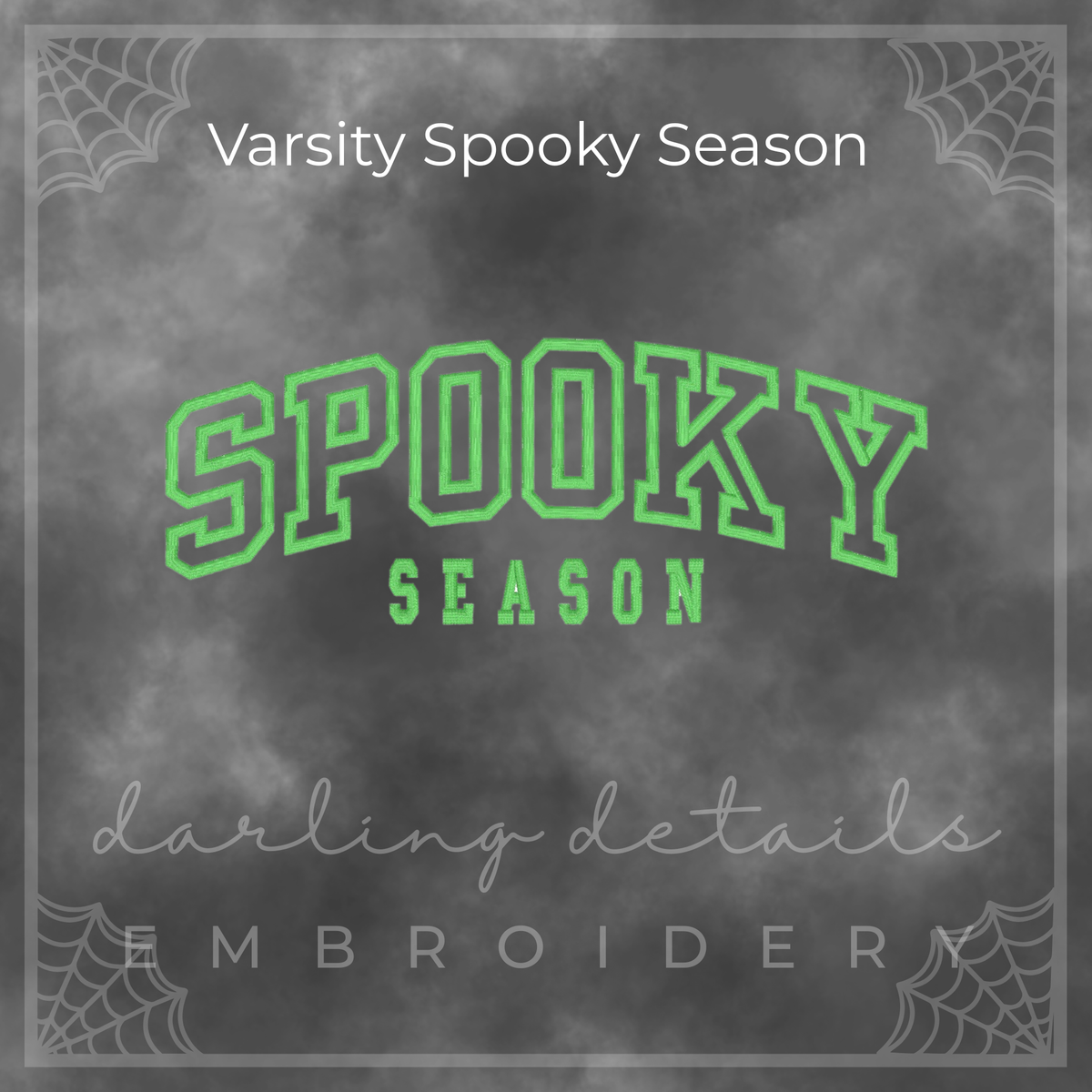 Varsity Spooky Season Comfort Colors Sweatshirt